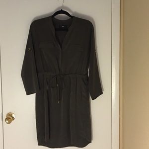Olive Green Dress