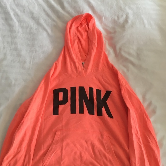VS Pink Neon Coral Sweatshirt