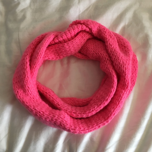 Hot pink Hollister infinity scarf