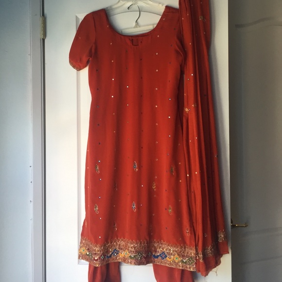 Indian silk salwar