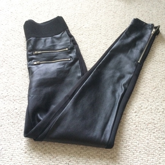 Forever 21 faux leather leggings