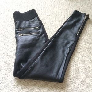 Forever 21 faux leather leggings