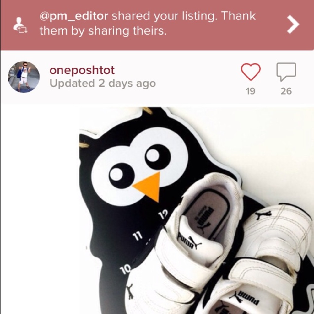 PM Editor Share π Puma sneakers 8 Toddler - Picture 5 of 6