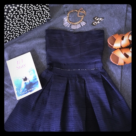 Navy blue party dress