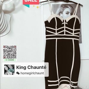 Strappy bustier midi dress