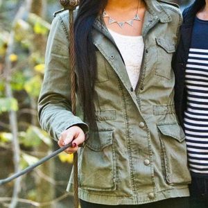 Army green jacket