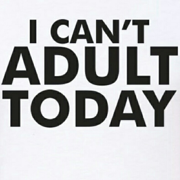 Salt Lake "I Can't Adult Today" Fitted Tee - Picture 3 of 3