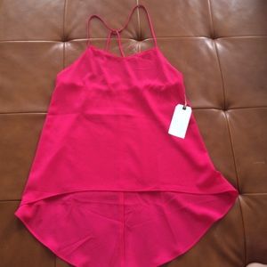 Hot pink tank top
