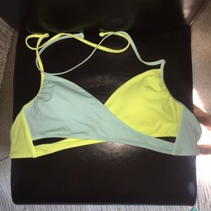 VS Pink swim top. Never worn