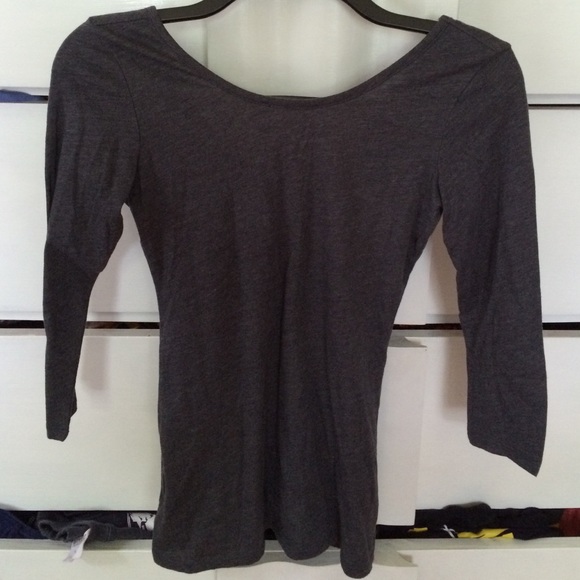 Alloy low back blouse