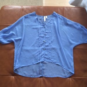 Baby blue blouse