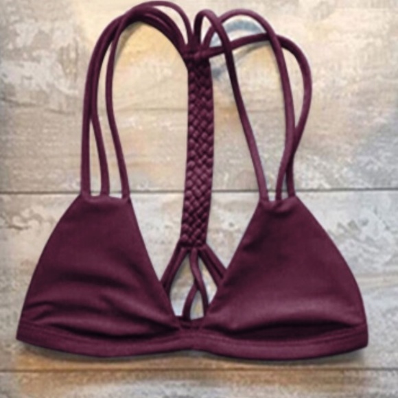Maroon bikini