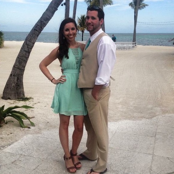 Mint green Lulus dress