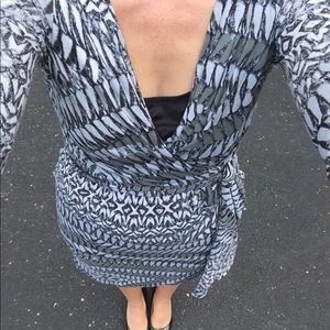 Black & Gray Dress--Suzi Chin for Maggie Boutique