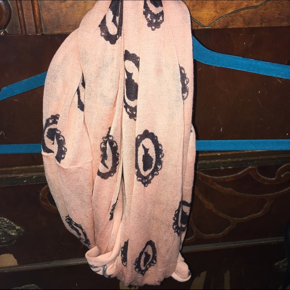 Soft pink scarf