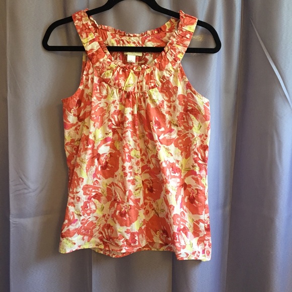 Beautiful floral tank from LOFT