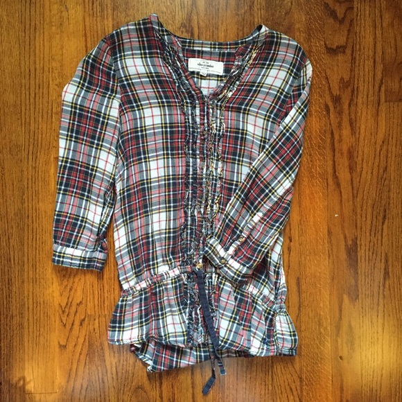 Abercrombie Plaid top