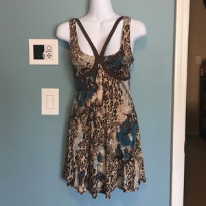 Arden B leopard print dress