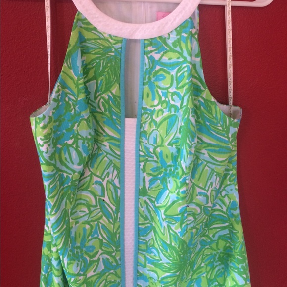 Lilly Pulitzer Pearl Shift Green Parrot
