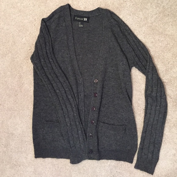 Forever 21 grey cardigan