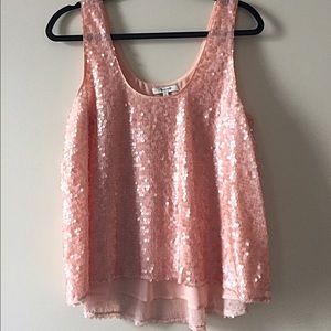 Madewell Sequin Swing Tank