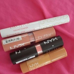 Pacifica Power of love, NYX lipsticks