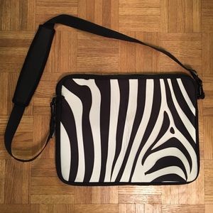 Zebra Laptop Case