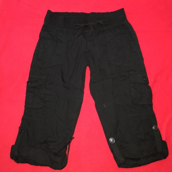 Black cargo pants girls