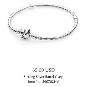Authentic Pandora charm bracelet