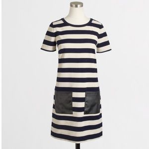 J. Crew Factory Stripe Pocket Dress