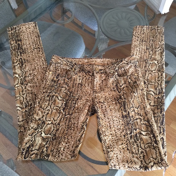 Tory Burch Denim - Tory Burch Skinny Snake Print Jeans, size 25 NWOT
