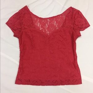 Mimi Chica Lace Crop Top
