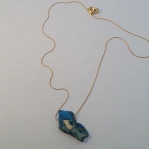 Natural stone necklace