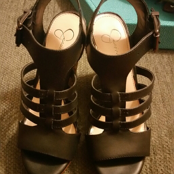 Jessica Simpson wedges