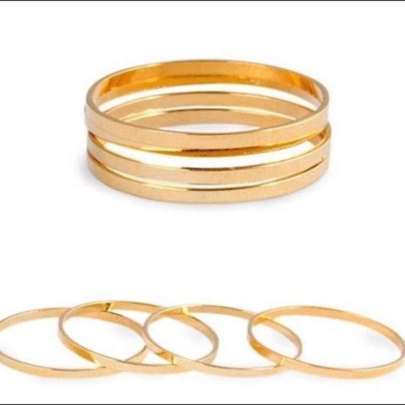 Midi rings GOLD 2 hr sale - Picture 2 of 4