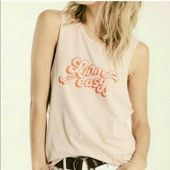 Living easy Tank/ Mate the Label