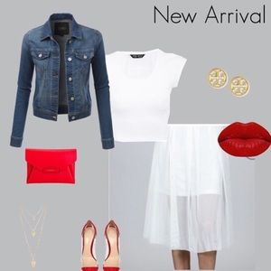 Mesh Skirt, Below the Knee with Short Lining