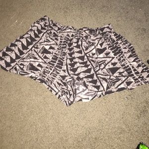 Aztec printed shorts