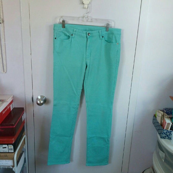 78 off UNIQLO Denim 🔥SALE🔥PLUS SIZE Mint Green Jeans from Erica's