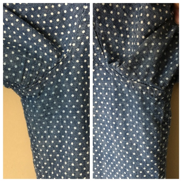 Dotted Chambray Boyshirt - Picture 4 of 4
