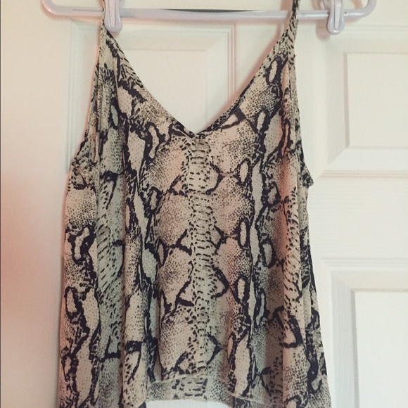 Tobi snake skin tank