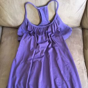Lululemon No Limits Going Grape Tank sz 10