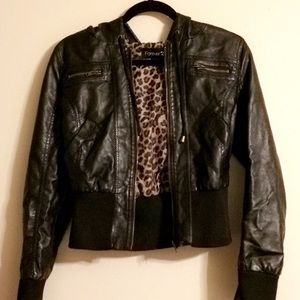 Forever 21 faux leather jacket