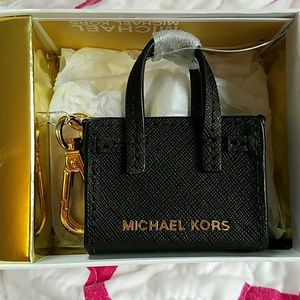 Michael kors purse shaped keychain