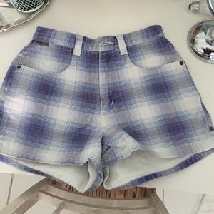 Vintage denim high waisted shorts