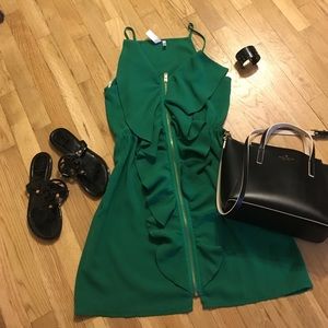 Sexy green dress