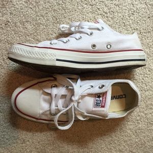 White low top converse