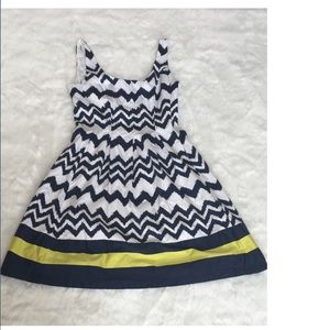 Calvin Klein Midi dress with Navy blue detail