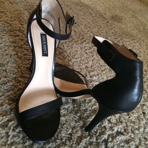 Black Shiva Strap Heels
