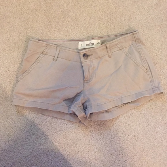 Tan shorts, hollister
